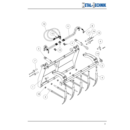 Części zamienne Metal-Technik Krokodyl MTS
